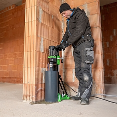 Применение установки для алмазного бурения Eibenstock PL 200 PowerLine Применение установки для алмазного бурения Eibenstock PL 200 PowerLine