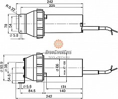 Размеры вентилятора высокого давления Leister Mono